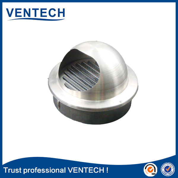 High Quality Brand Product Ventech Aluminum Ball Rainproof Weather Louver and Grille