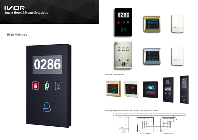 Hotel Doorbell System Outdoor Panel (IV-dB-X1)