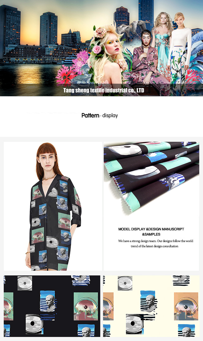 300GSM Twill Print Garment Jacket/ Dress/ Skirt/ Cushion Fabric