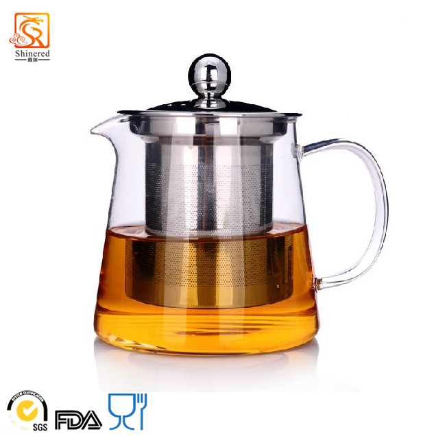 Heat Resistant Glass Tea Pot