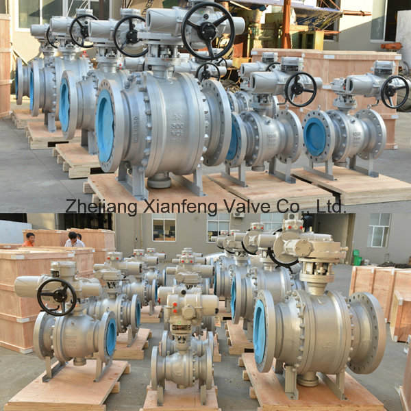 150lb Cast Steel Wcb Floating Type Flange End Ball Valve