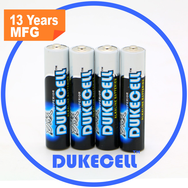 650mAh Lr03 AAA Alkaline Battery for Electronic Toy