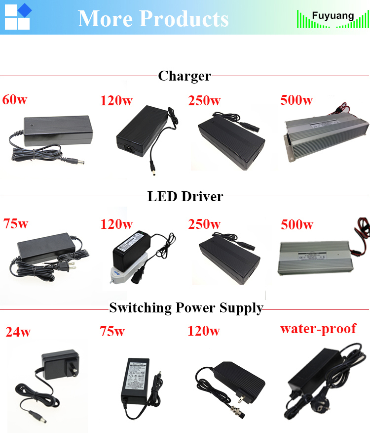 42V 2A Smart Balance Electric Scooter Li-ion Battery Charger with Certificate