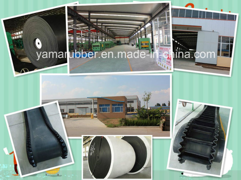 Rubber Conveyor Belt with Top Cover Thickness 4mm Bottom Cover Thickness 2mm