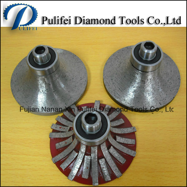 Stone Grinding Wheel Diamond Brazed Sintered Electroplated Profile Wheel