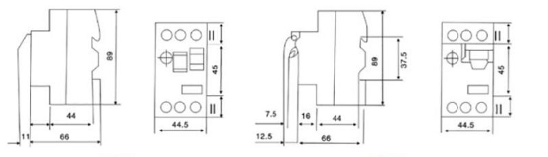 Dzs12-10m32 Miniature Air Electric 3 Phase Motor Protection Circuit Breaker