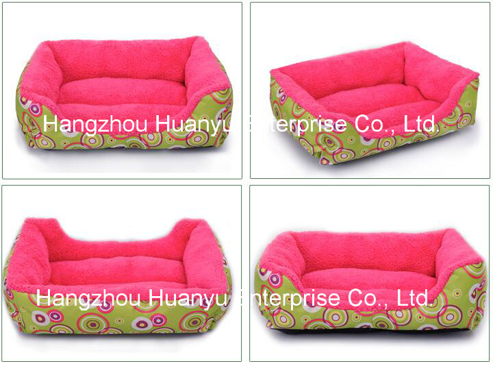 Factory Supply Washable Plush Pet Bed