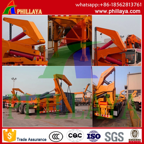 Terminal Semi Skeleton Container Side Lifter Trailer