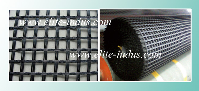 PVC Coating Warp Knitted Polyester Pet Geogrids