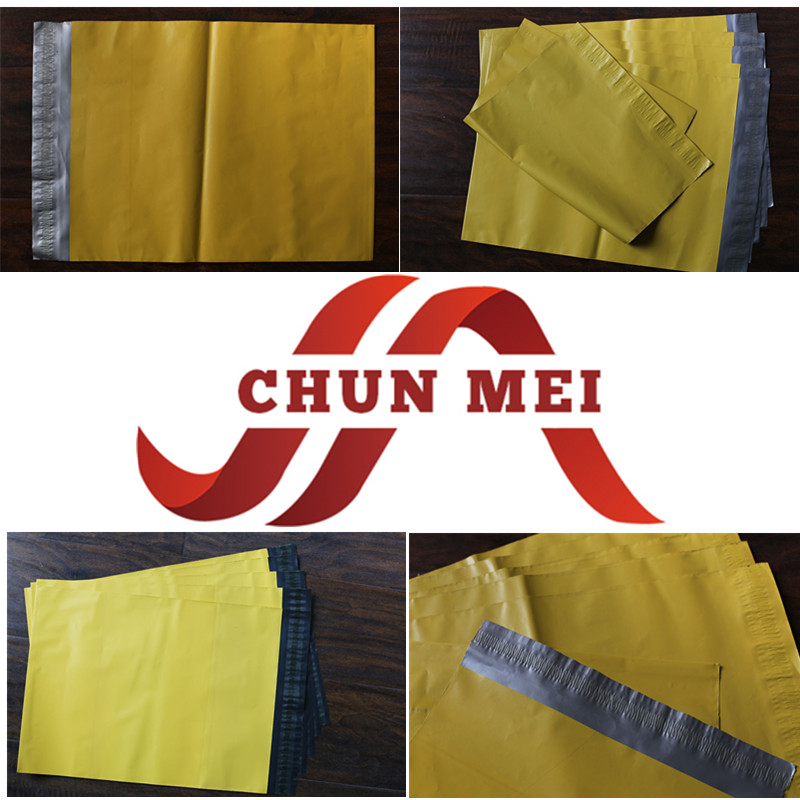 Plastic Custom Yellow Poly Mailer Bag