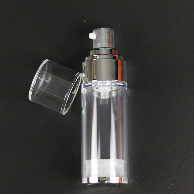 Pearl White Cosmetic Bottle with Airless Pump (NAB37)