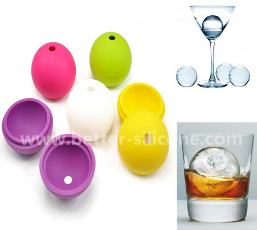 Promotion Whisky Silicone Ice Ball Tray