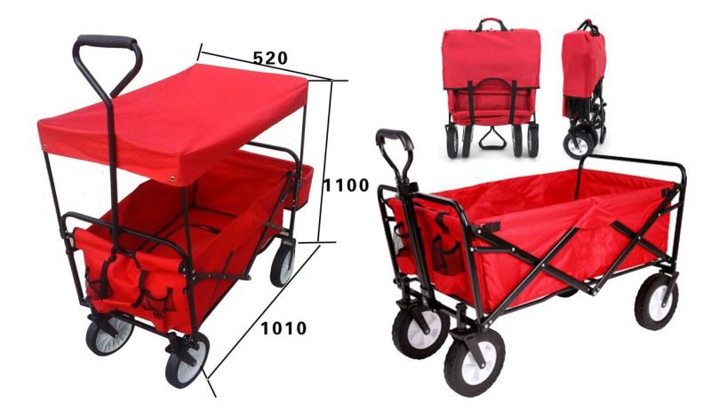 Popular Hand Pulling Along Folding Outdoor Cart