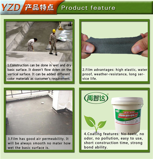 Green Polymer Polyurethane Waterproof Coatings Wall material