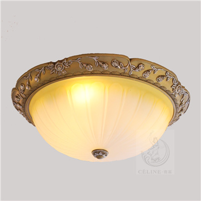 2015 New Model Glass Ceiling Lamp with Resin (SL92668-3)