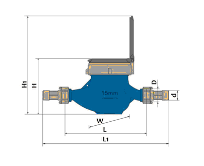 Volumetric Dry Type of Water Meter (PD-SDC-E3-3)