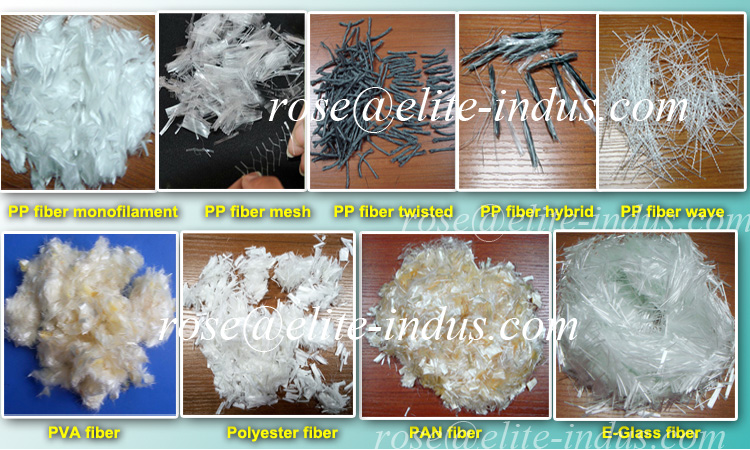 PP Polypropylene Undee Waved Fiber for Concrete Cement Floor Wall Cement Board Construction