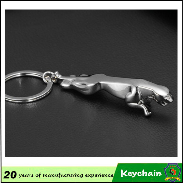 Car Logo Jaguar Shape Keychain