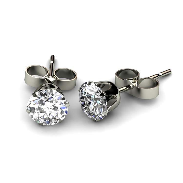 Destiny Jewellery Crystal From Swarovski 925 Sliver Stud Solitaire Earrings