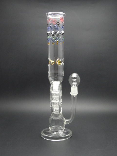 Patterned Glass Water Pipe Wholesale with 18.8mm Joint and Swiss Perc