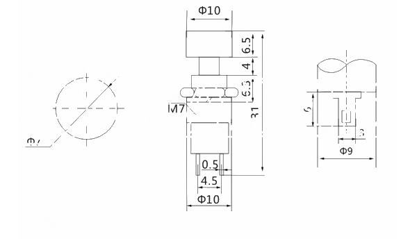 High Quality Switch Push Button Switch