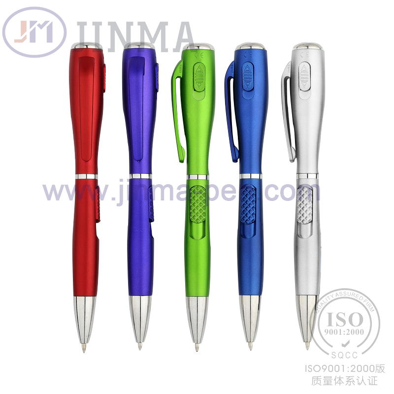 The Popular Plastic Promotion Pen Jm-D01c with One LED