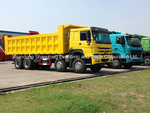 HOWO 12 Wheels Dumper Truck for Angola