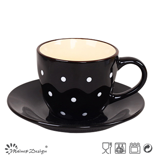 Cheap DOT Design Cup and Saucer