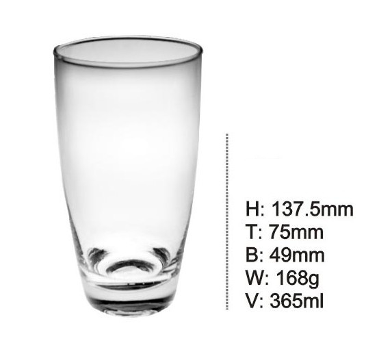 Glass Cup Glassware Multipurpose Drinking Glass Cup Kb-Hn0319