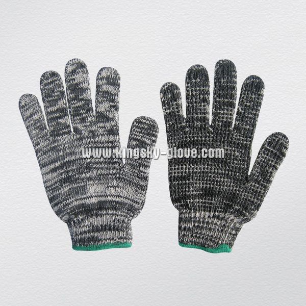 7g String Knitted Multi-Color Cotton Working Glove-2404