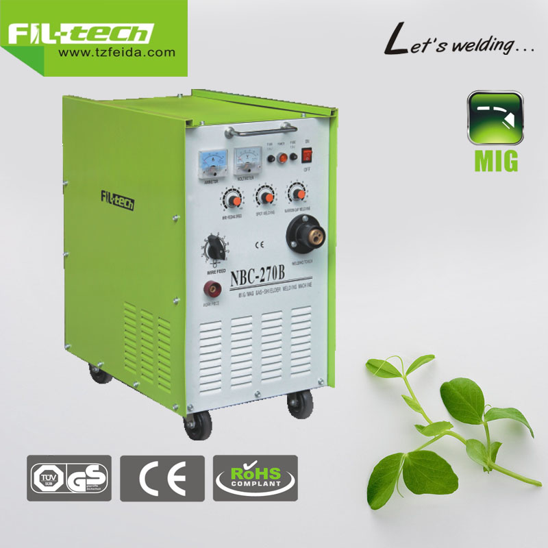 Gas/No Gas AC Transformer MIG Welder for Widely Usage (NBC-200B/250B/270B/350B)