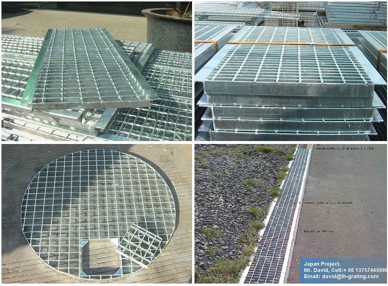 Galvanized Steel Grating Panels for Floor Walkway