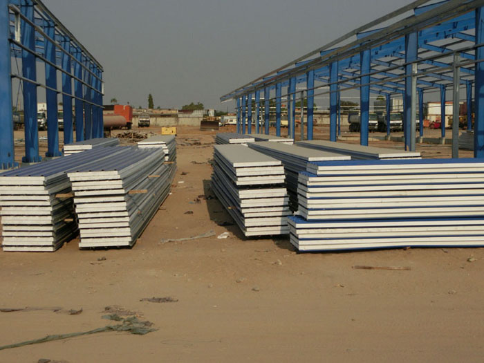 Abu Dhabi Construction Design Steel Structure Warehouse