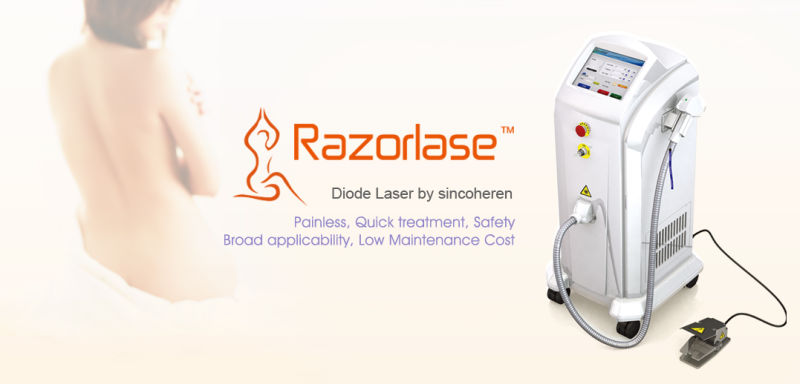 808nm Diode Laser Razorlaze Permanent Hair Removal Machine