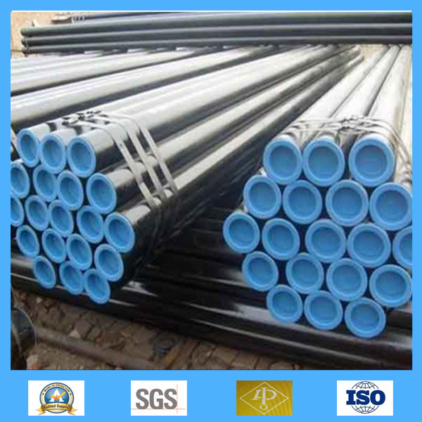 ASTM A106, Grade B Hot-Rolled Round High Quality Black Carbon Steel Pipe