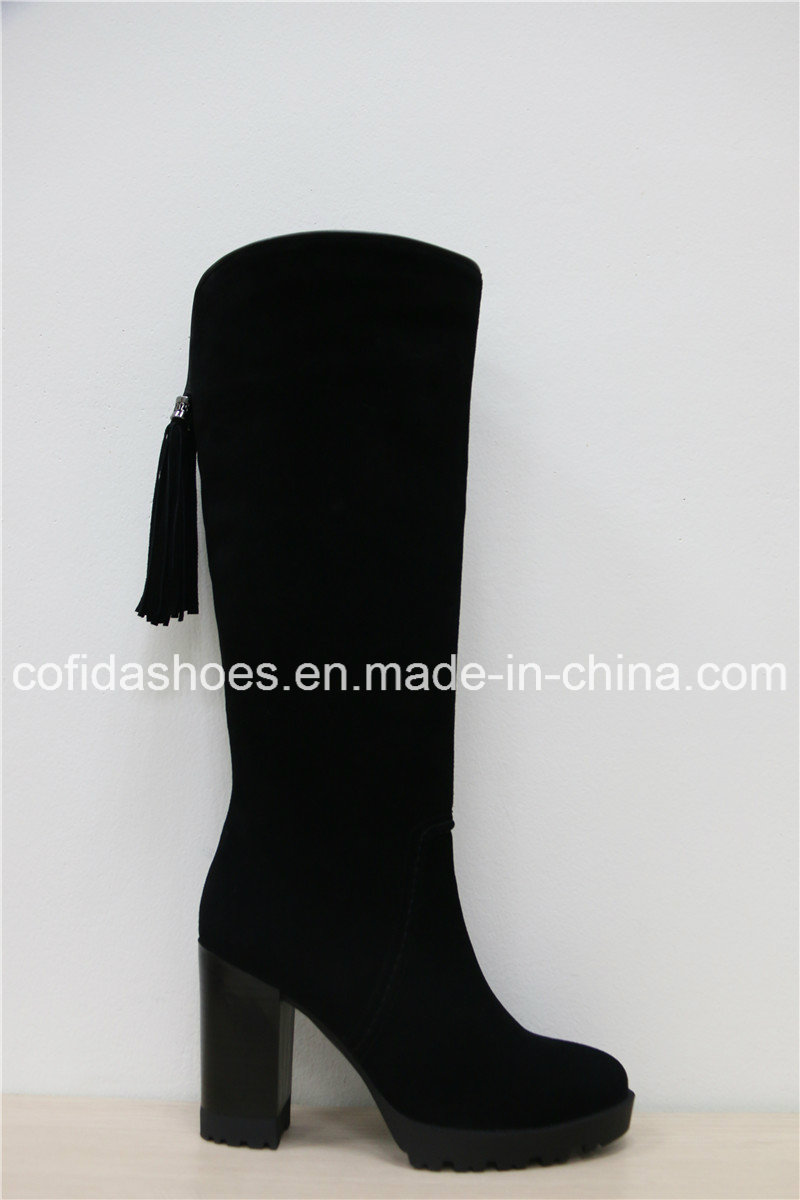 Fashion High Heels Winter Women's Rubber Boots