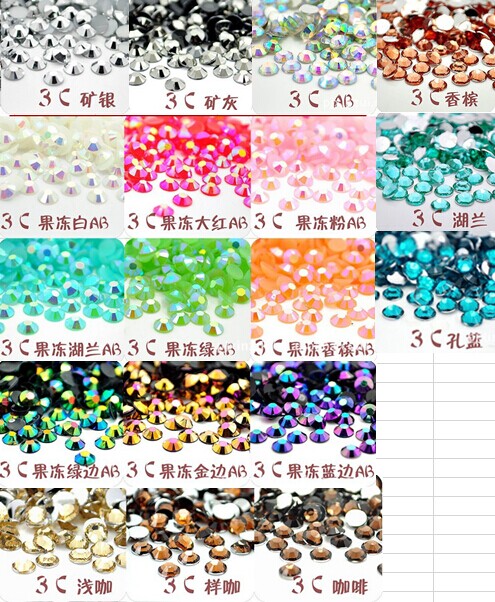 Fashion Hot Fix Crystal Rhinestones Design for Nail Art