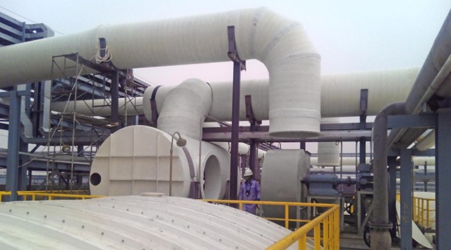 FRP or GRP Duct for Gas or Chemical Conveying