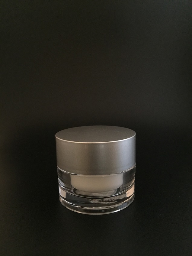 Customerized Acrylic Classical Round Cream Jars for Cosmetic Packaging