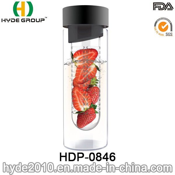 Wholesale New Tritan Fresh Fruit Water Bottle, BPA Free Plastic Fruit Infusion Bottle (HDP-0846)