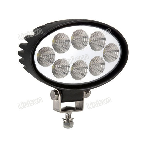 12V/24V 24W CREE LED Work Light, LED Tractor Light