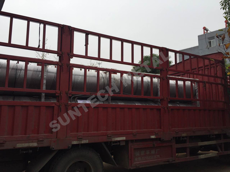 Explosive Welding Nickle Alloy Bimetallic Clad Pipe