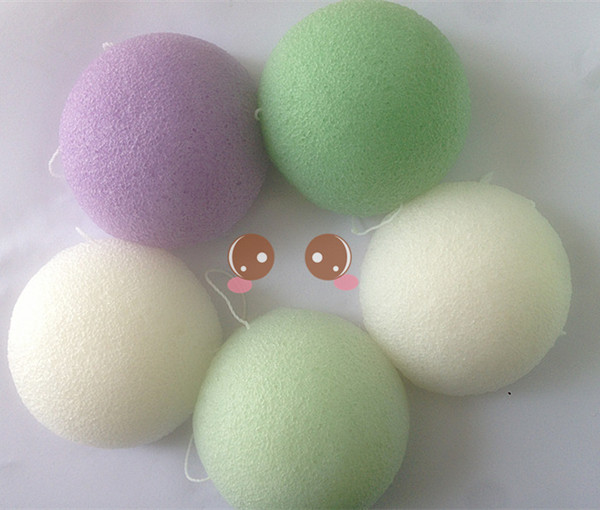 Cosmetics Facial Konjac Sponge with Box Package