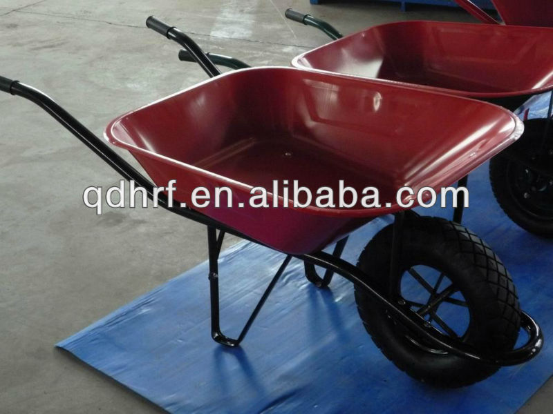 Garden Hand Barrow Cheap Tool Wagon Cart with Air Wheel Wb6400