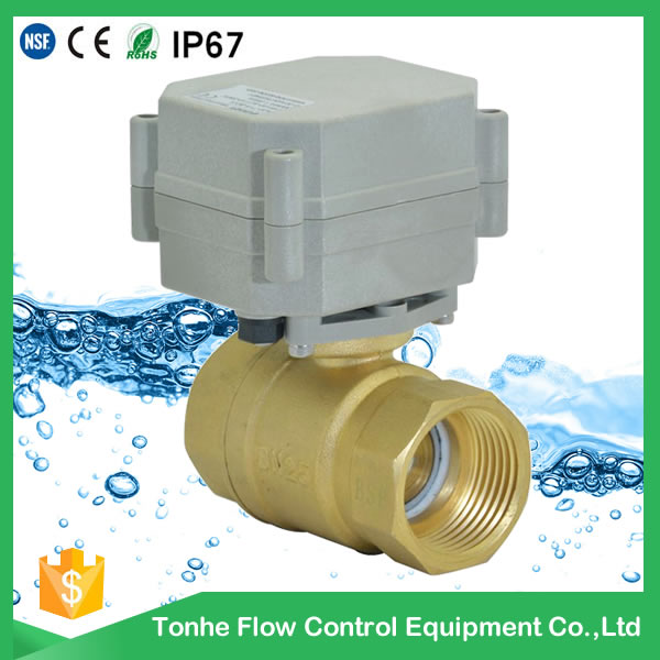 4-20mA 5 Wire Modulating Electric Motorized Valve Proportionate Control 2 Port Valves