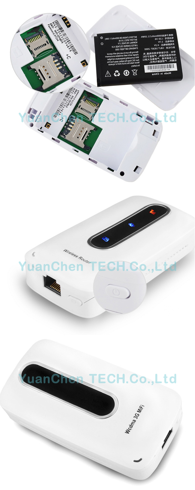 3G Wireless WiFi Router for Wireless Mobile Phones and Computers