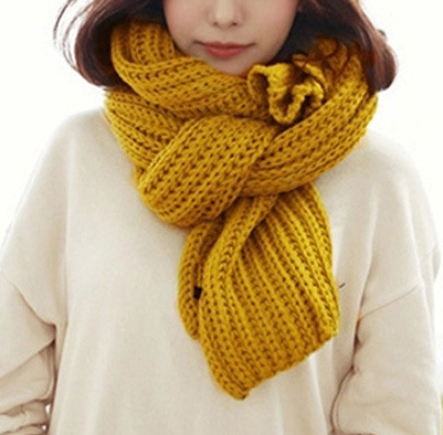 Womens Multiple Style Neck Warmer Thick Winter Knitted Scarf (SK128)