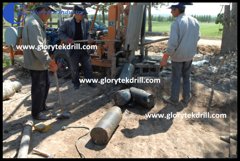250m GL-IIA Trailer Type Water Well Drilling Machine (GL-IIA)