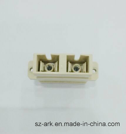 Sc Sm Dx Fiber Optic Duplex Adaptor with Beige Color Ark