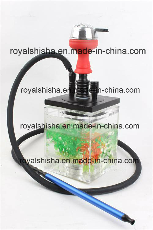 Newest Mix Color LED Acrylic Clear Club Shisha Hookah